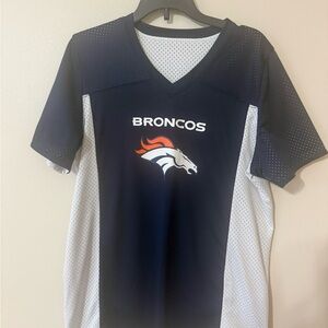 Denver Broncos NFL Reversible Flag Football Jersey Youth Medium Athleisure